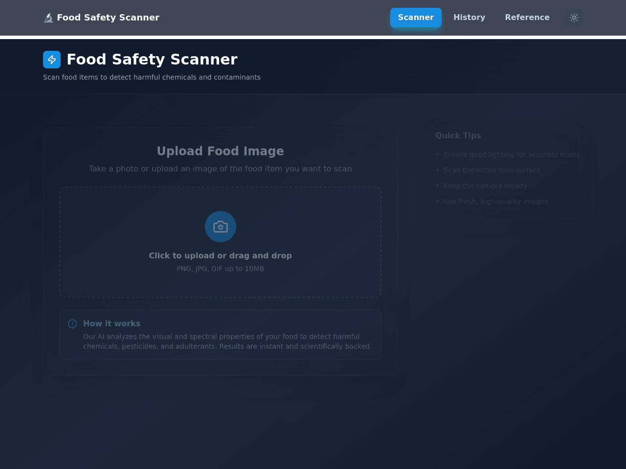 Food Safety Scanner
