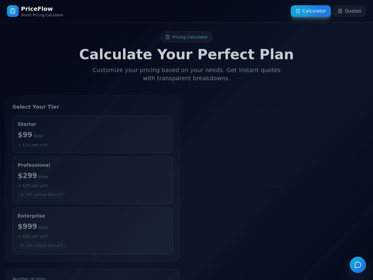 Price Calculator Studio