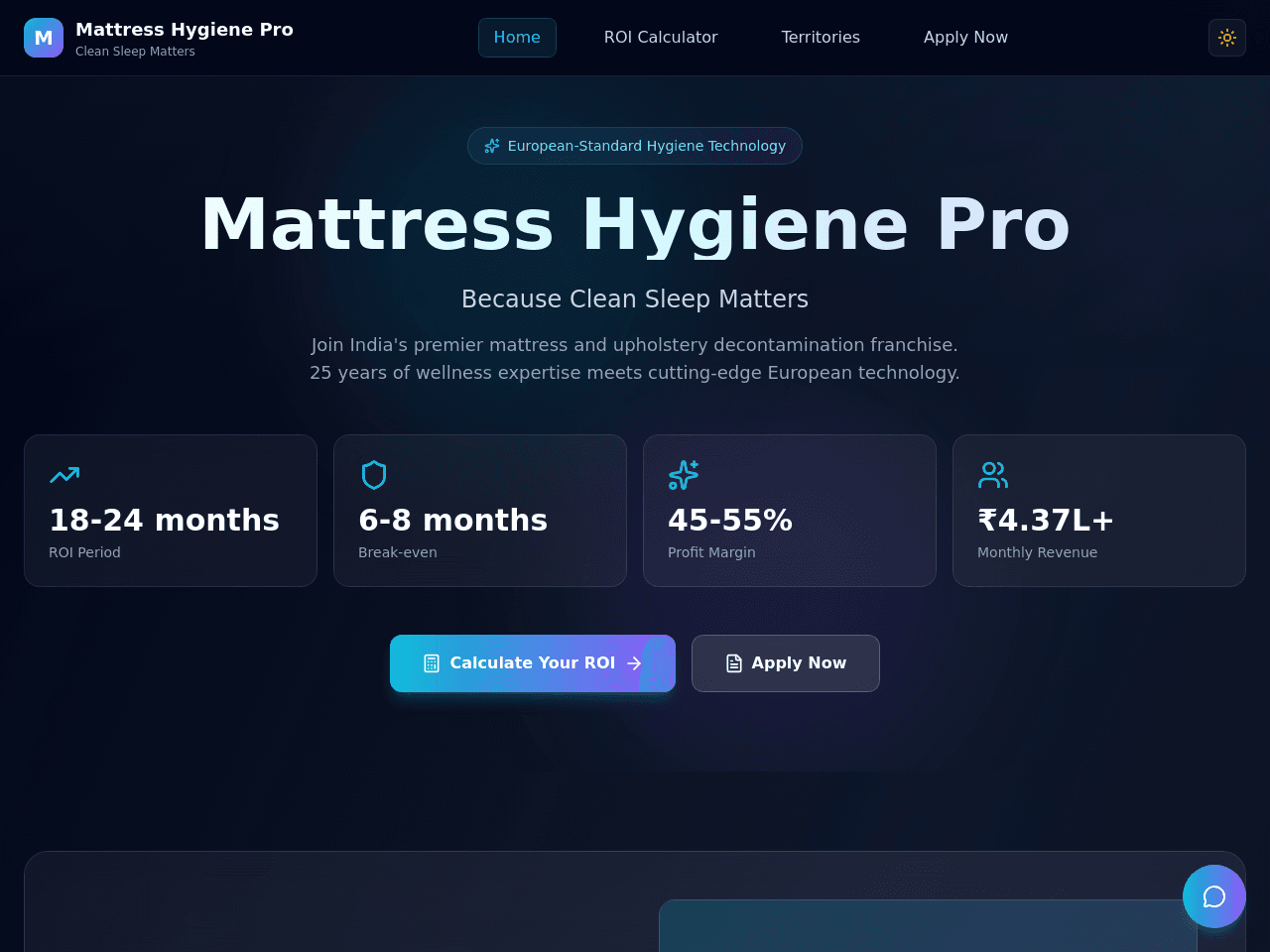 Clean Sleep Dashboard