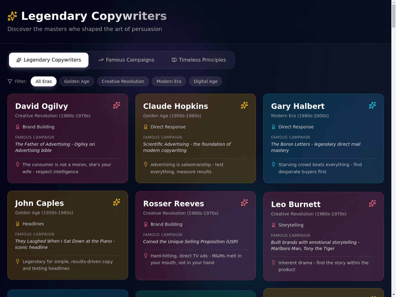 Copy Legends Board
