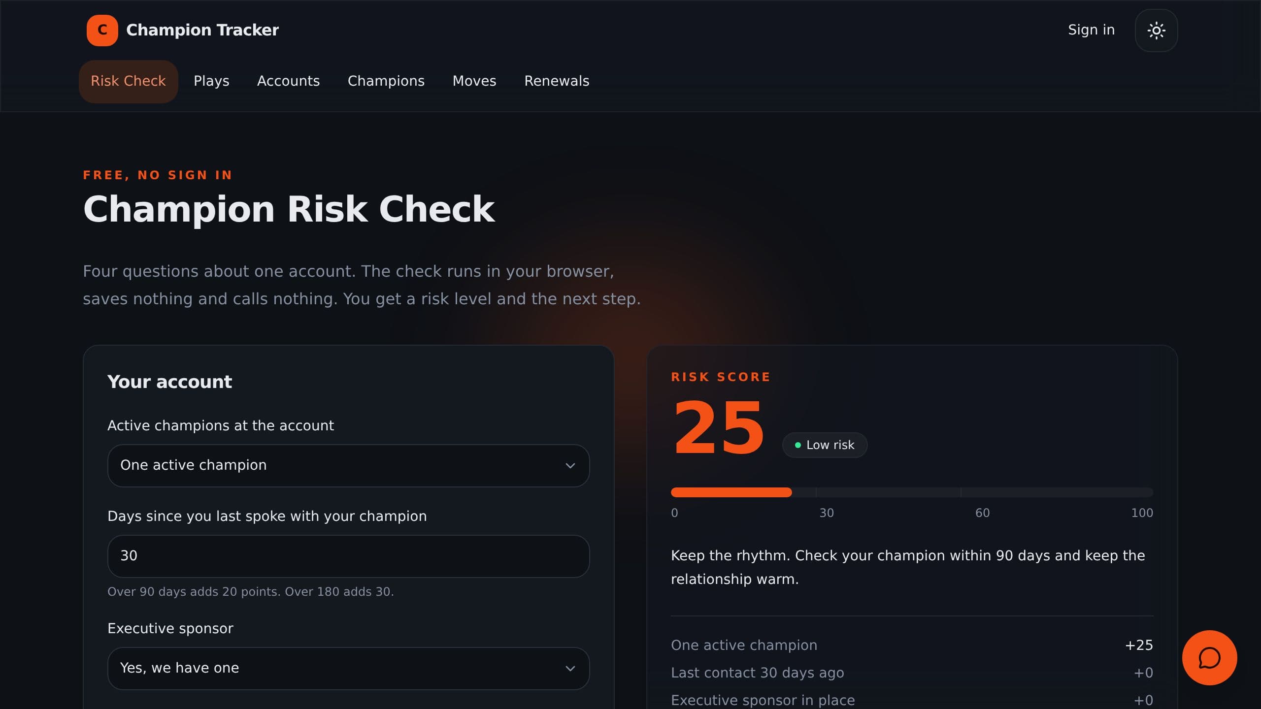Champion Tracker preview