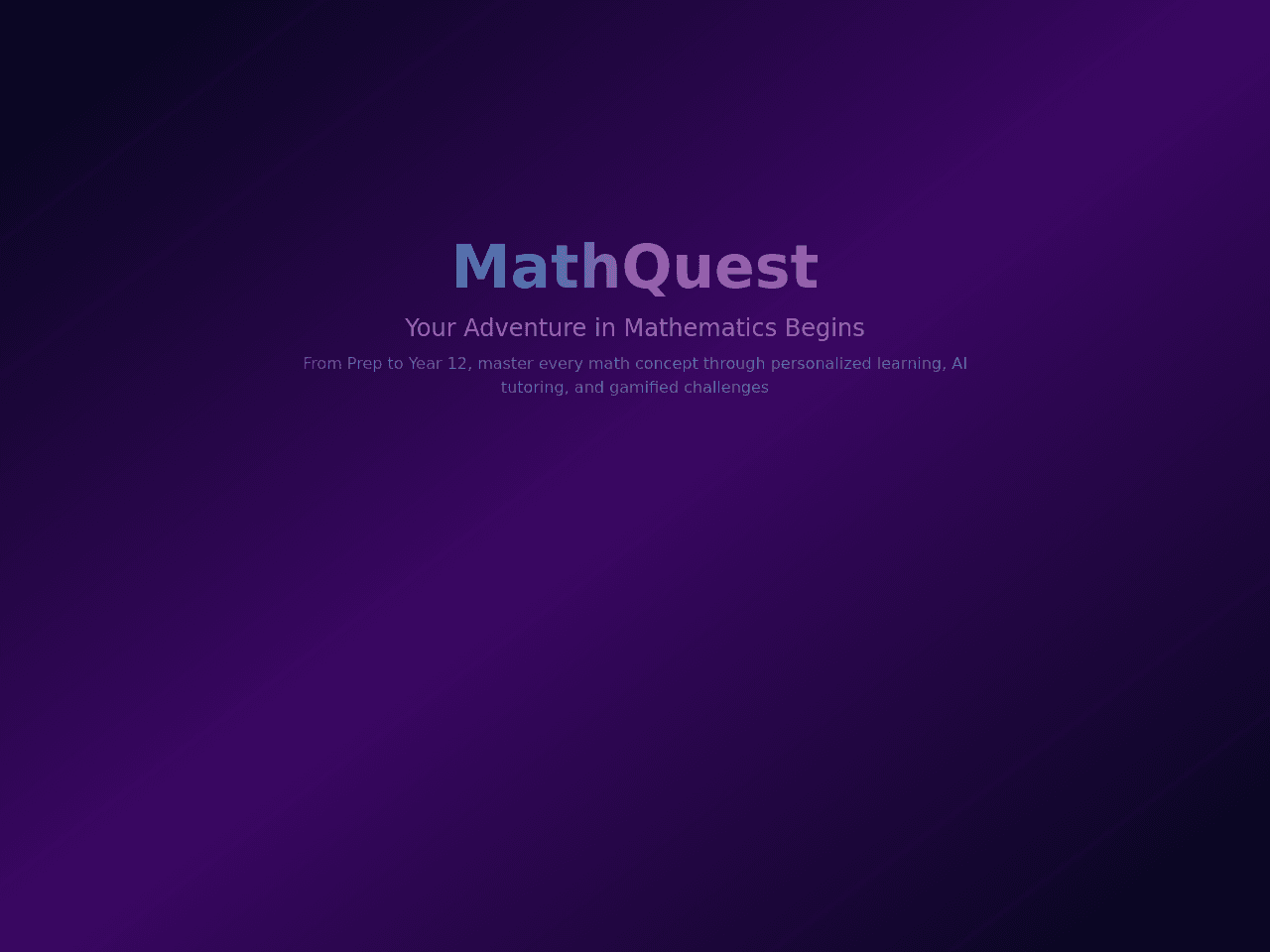 Math Quest Portal