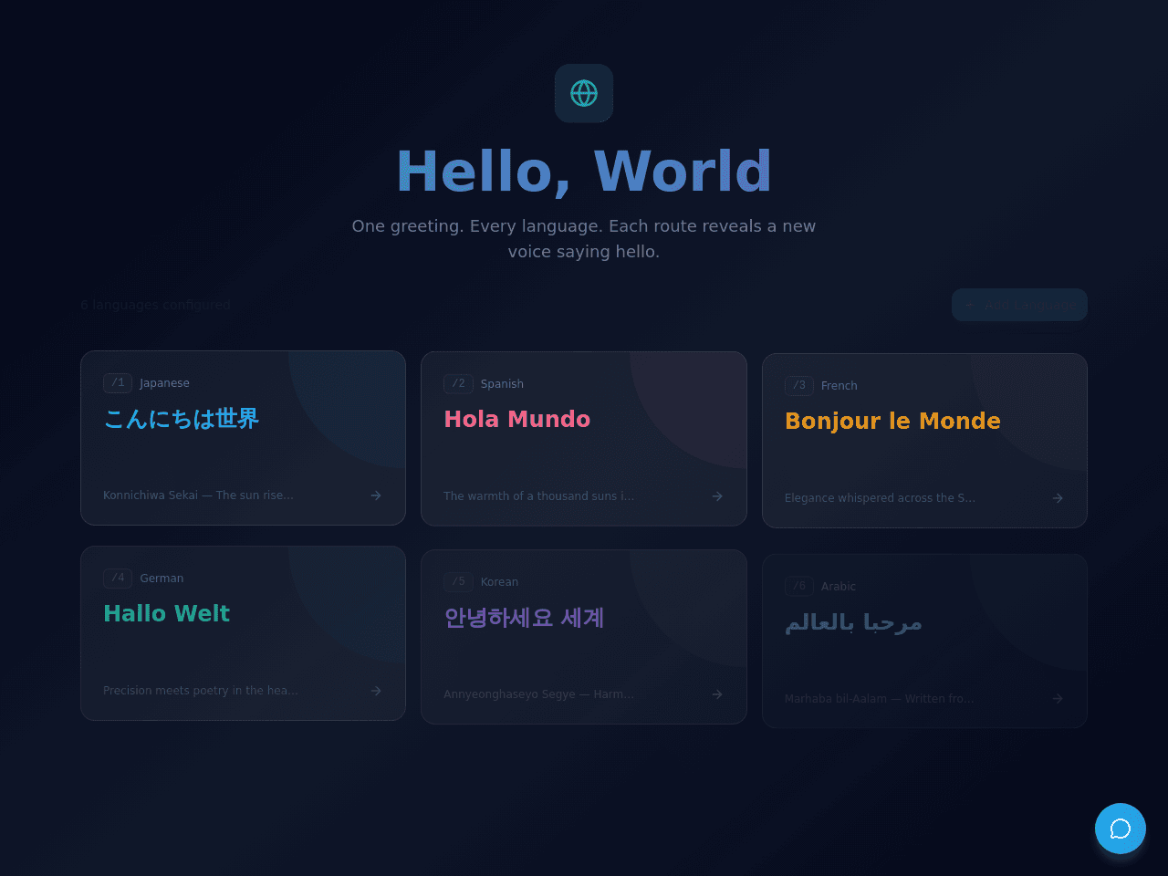 Hello World Studio