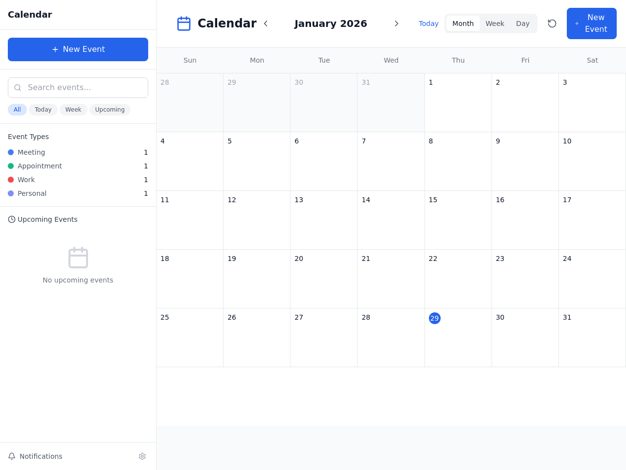 Event Scheduler
