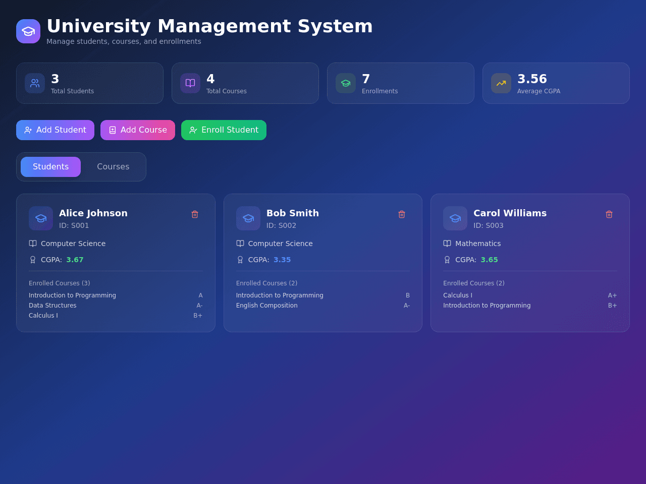University Manager Pro