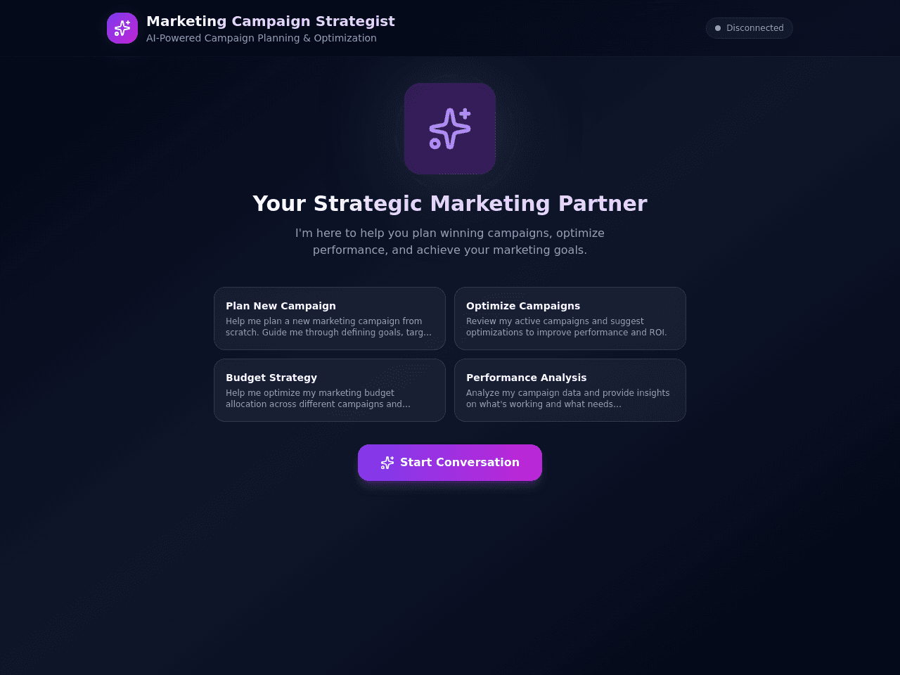 Campaign Planning Portal