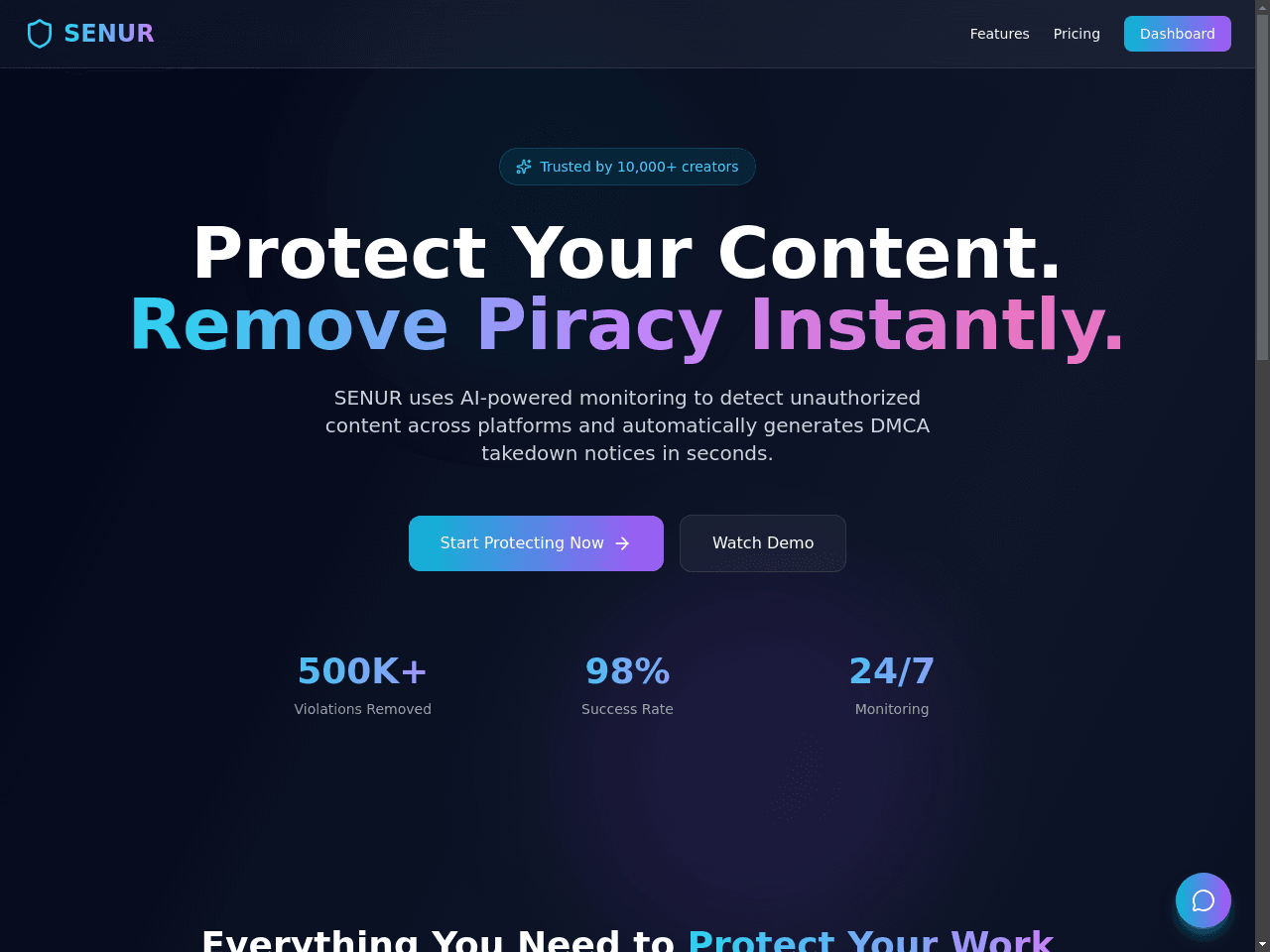 SENUR  DMCA APP