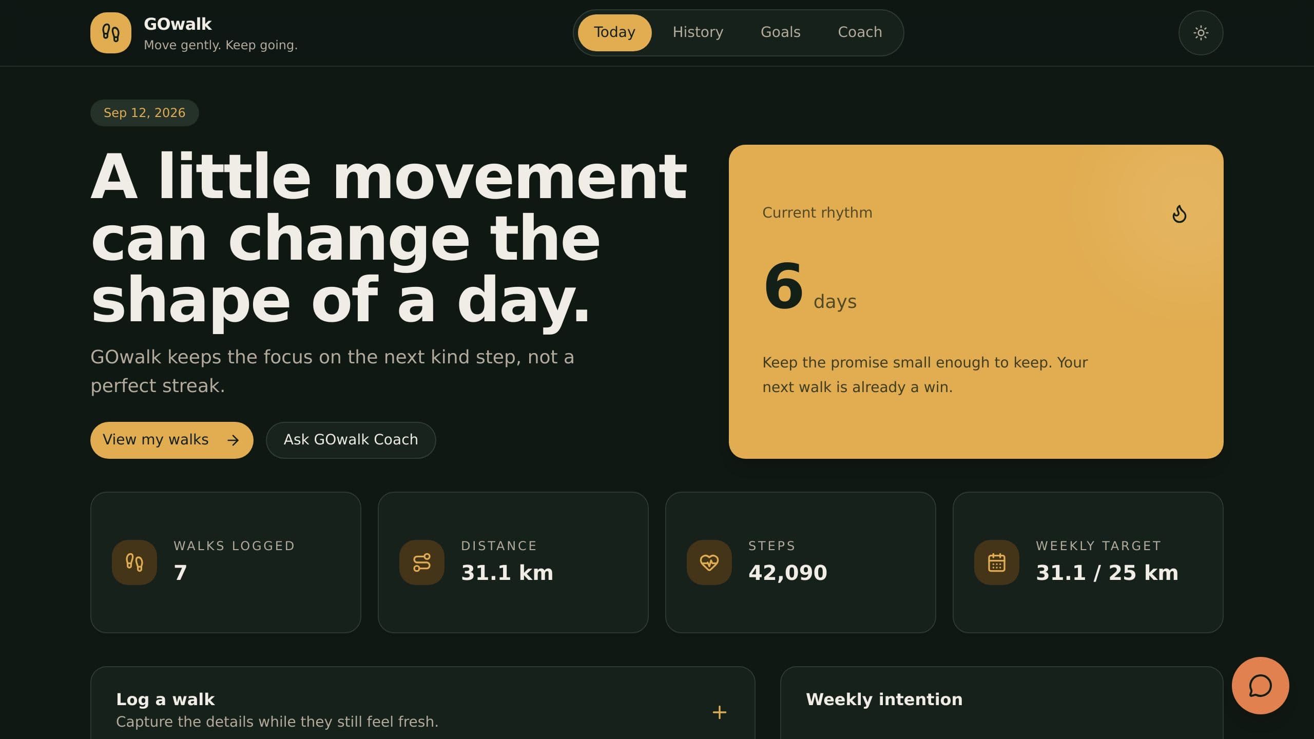 GOwalk Tracker