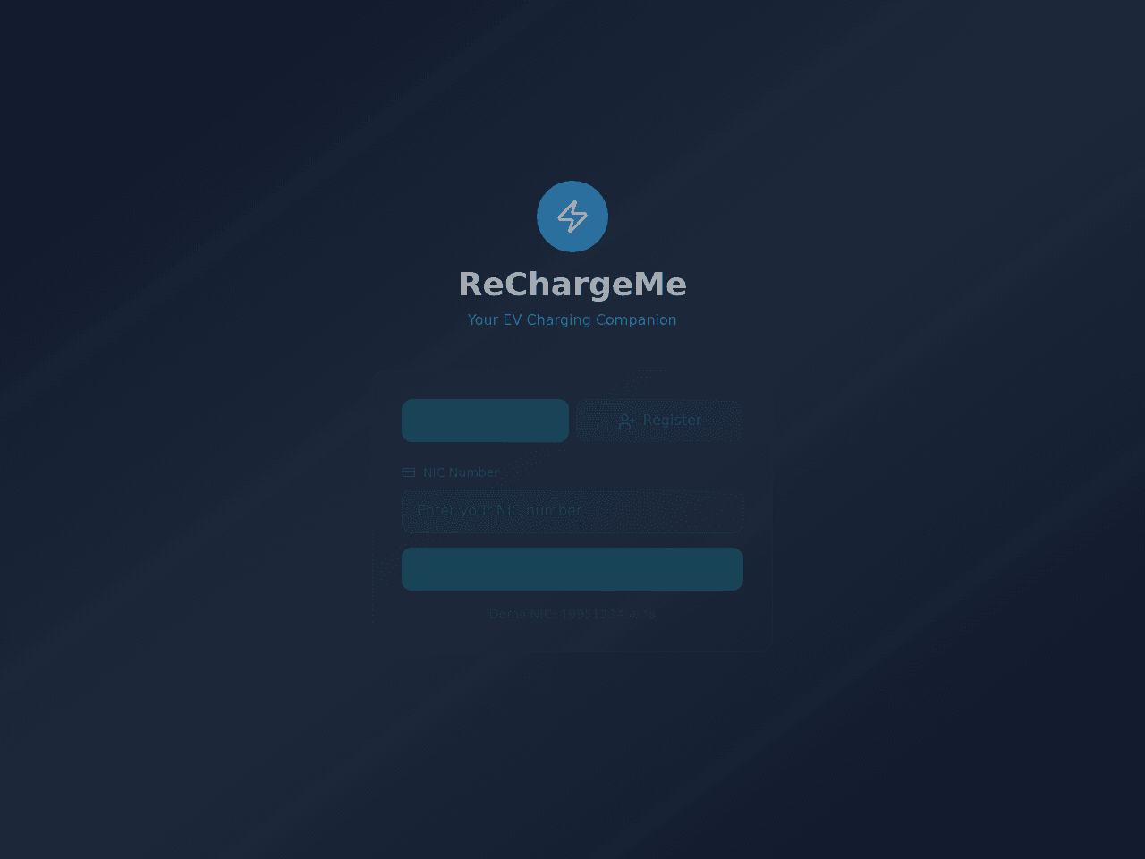 EV Charge Portal