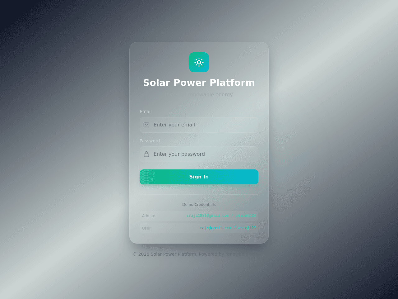 Solar Insight Dashboard