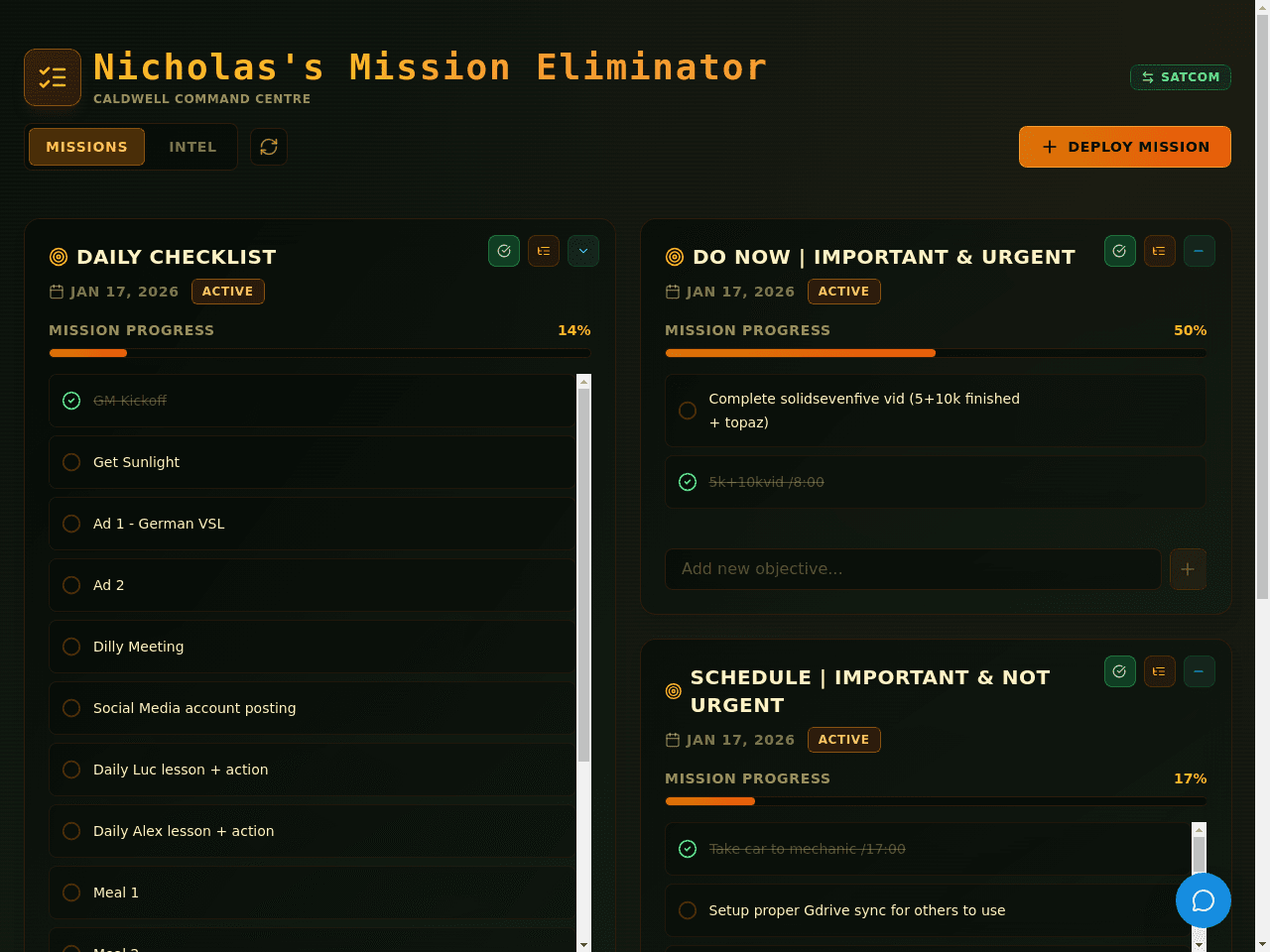 Mission Eliminator by Nicholas