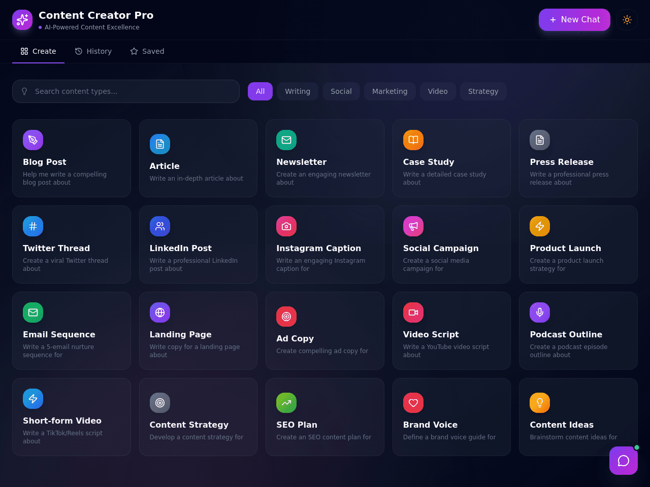 Content Agent Chatbot
