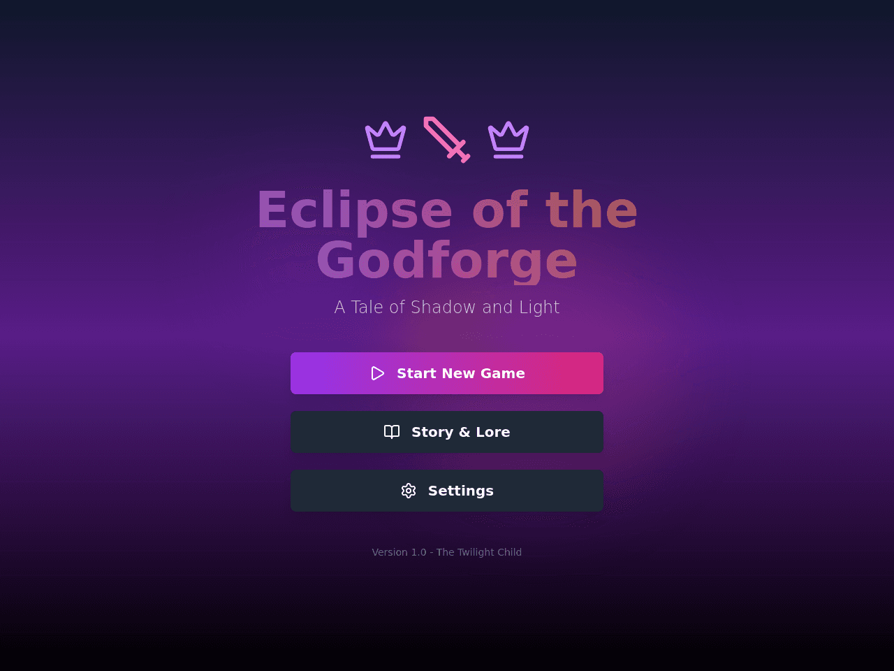 Eclipse of the Godforge