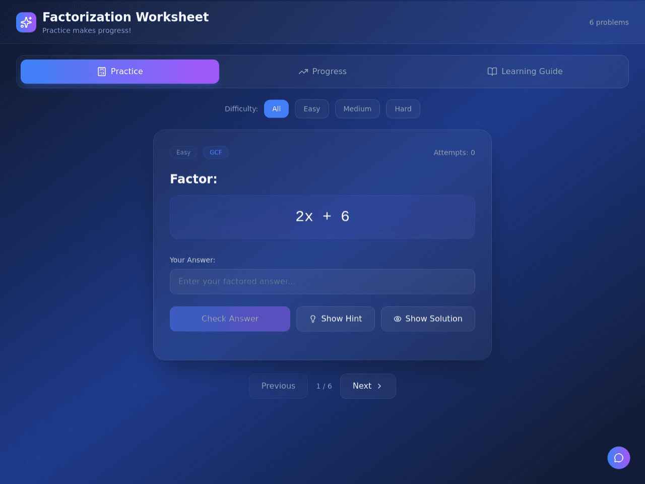Factor Focus Board