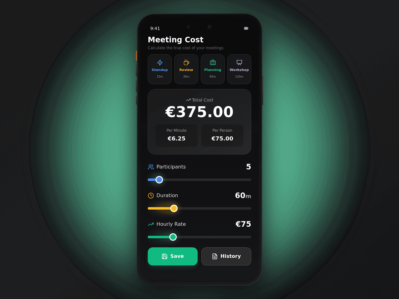 Meeting Cost Calculator