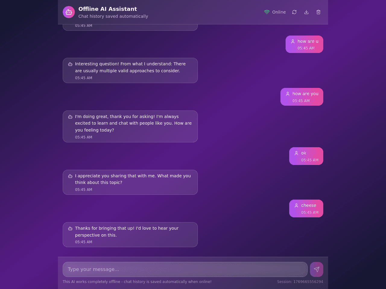 Offline Chat AI