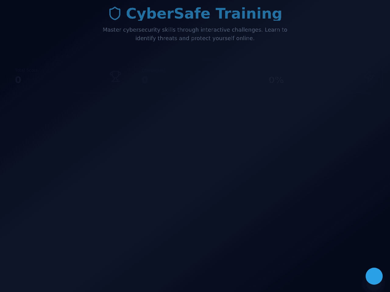 Security Challenge Dashboard