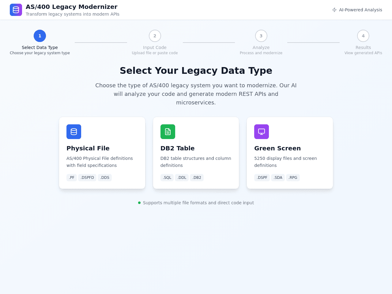 Data Modernizer