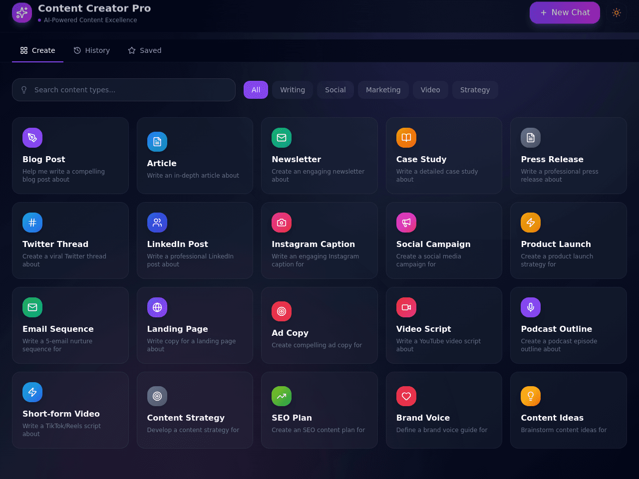 Content Agent Chatbot