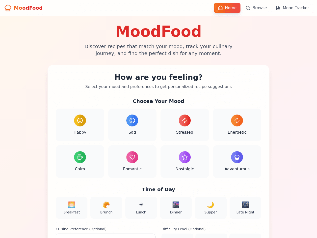 Food Mood Cook