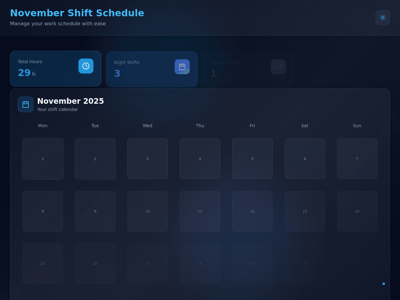 Shift Planner Pro