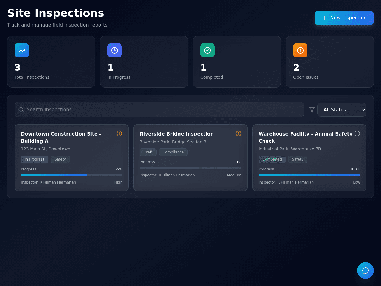 Inspection Tracker Pro