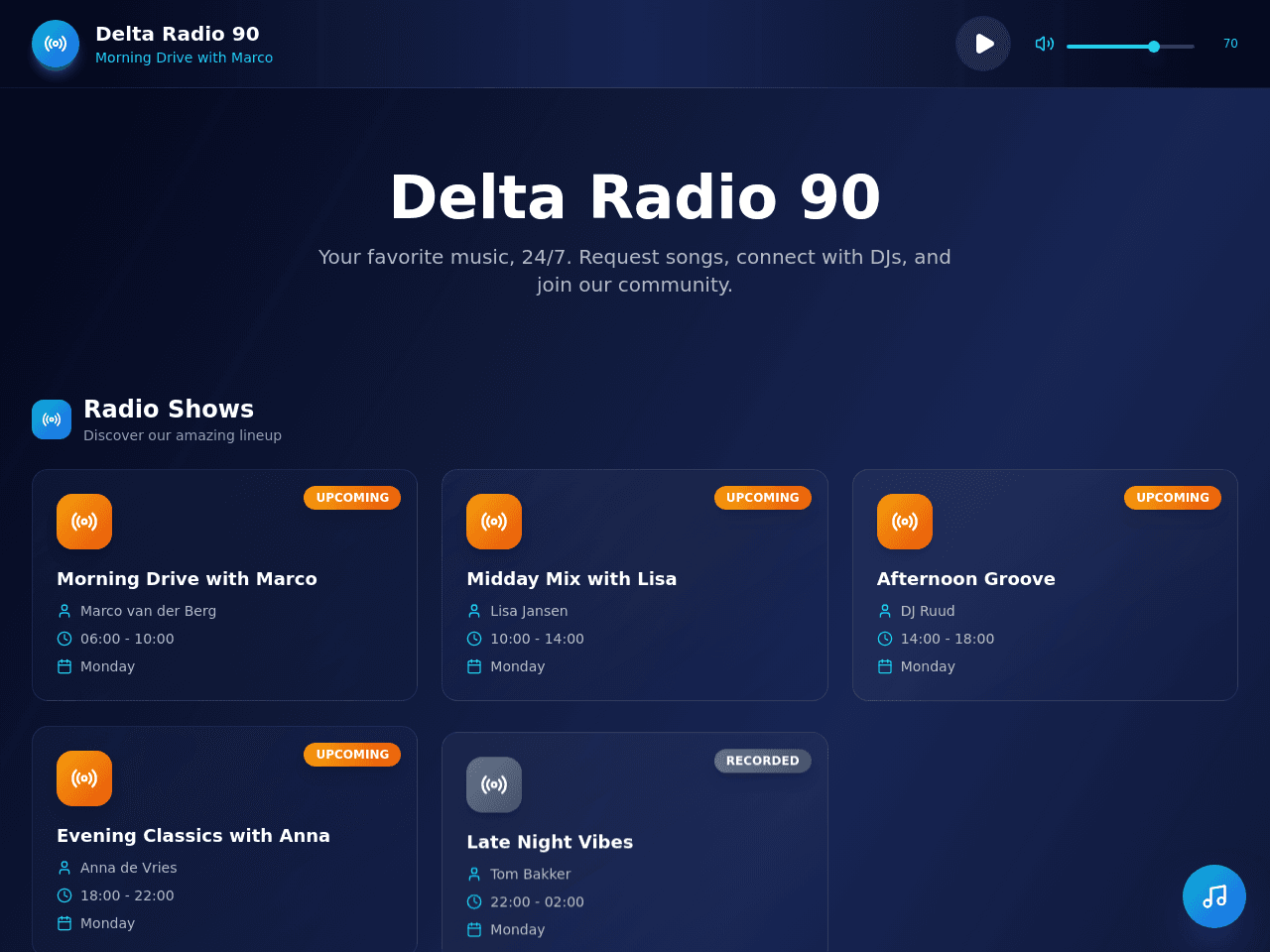 Delta Radio Portal