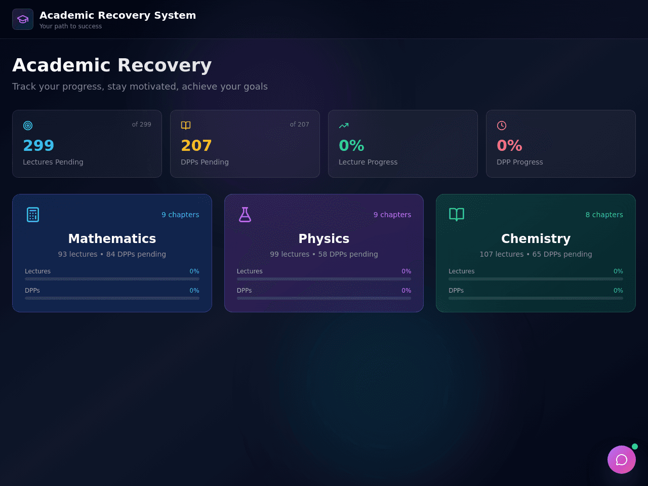 Lecture Progress Tracker