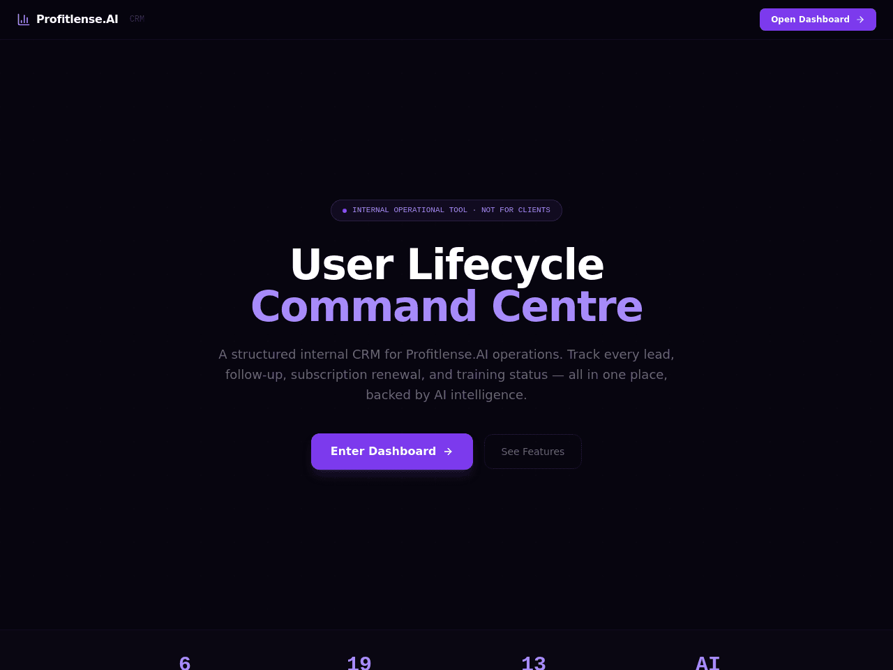 Profitlense client tracker