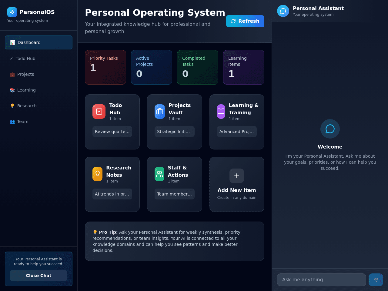 Action Insight Dashboard