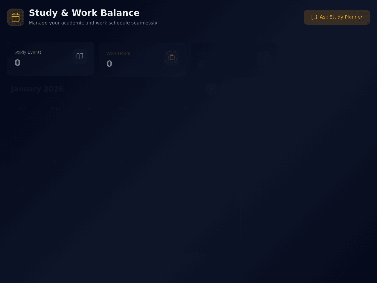 Schedule Balance Board