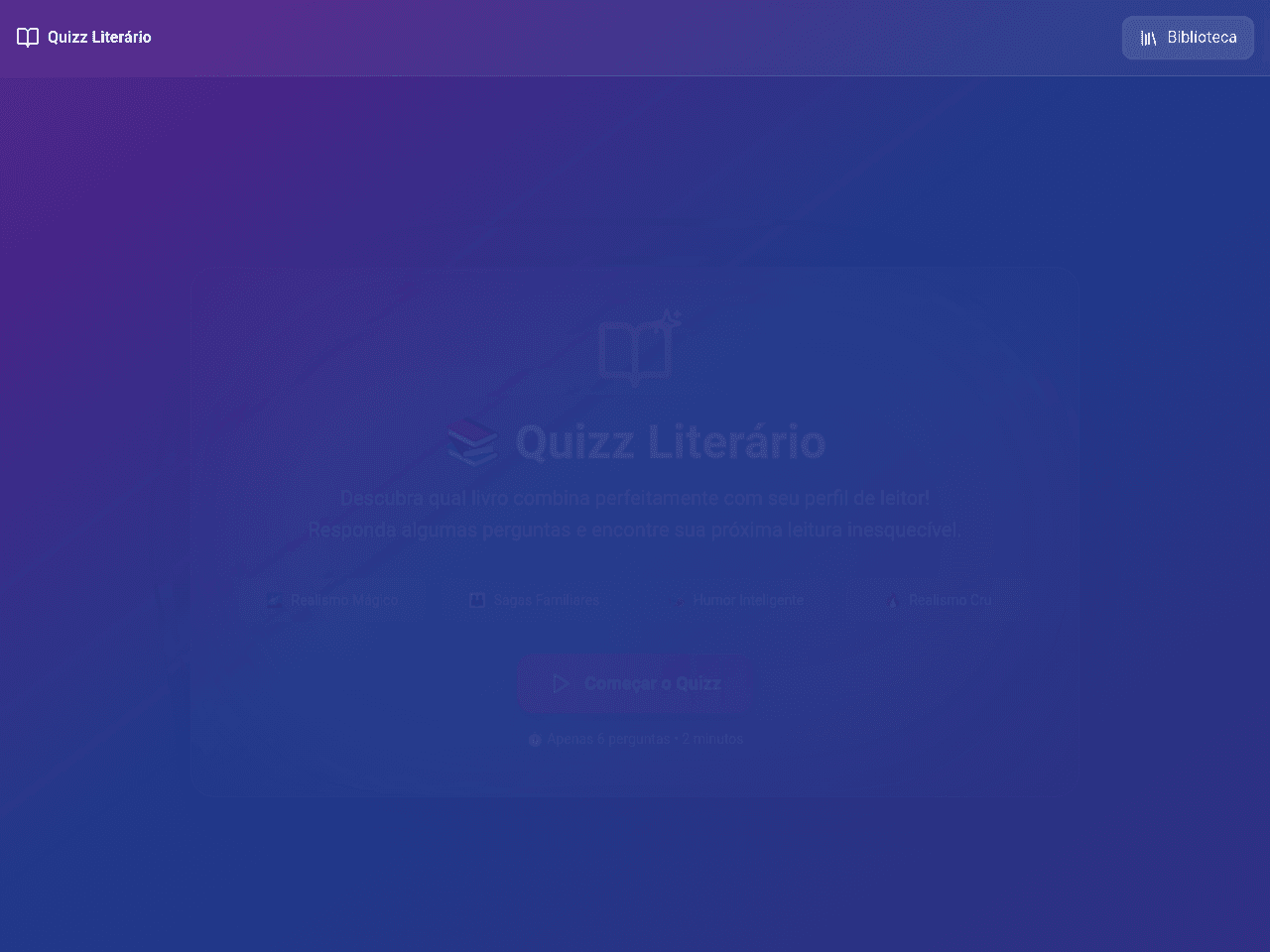 Quizz Literário