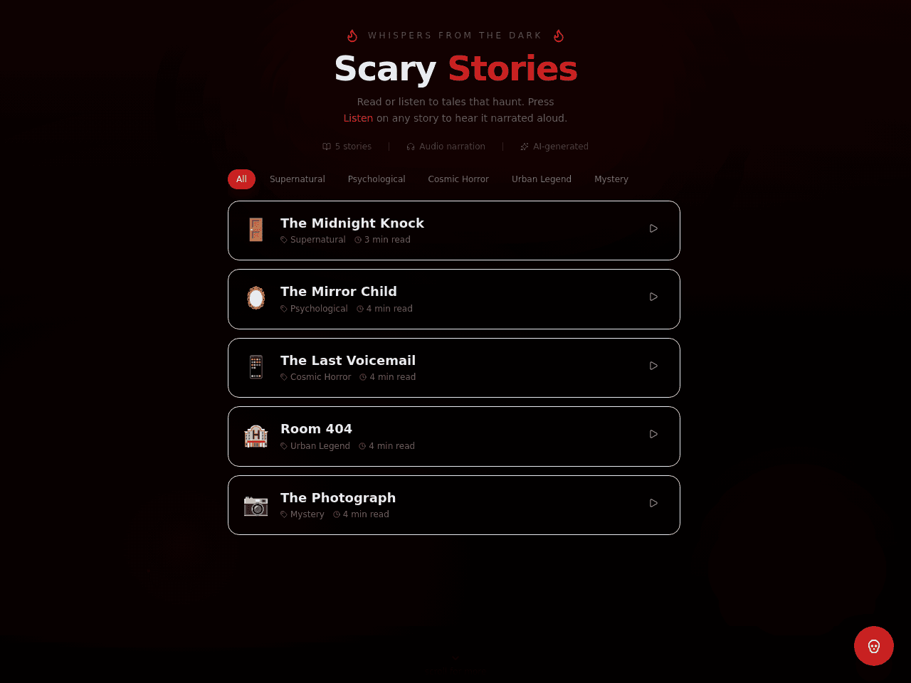 Spooky Story Studio