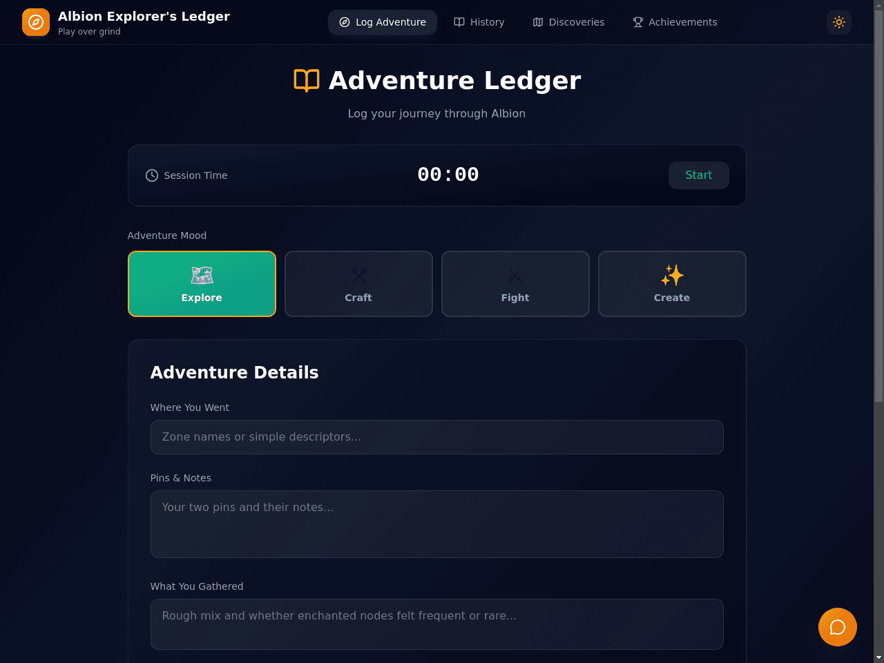 Albion Quest Journal
