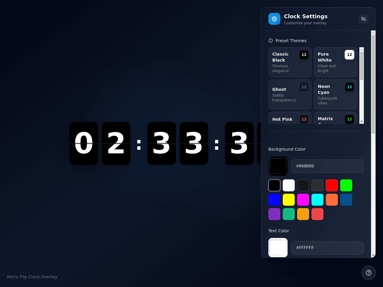 Retro Clock Studio