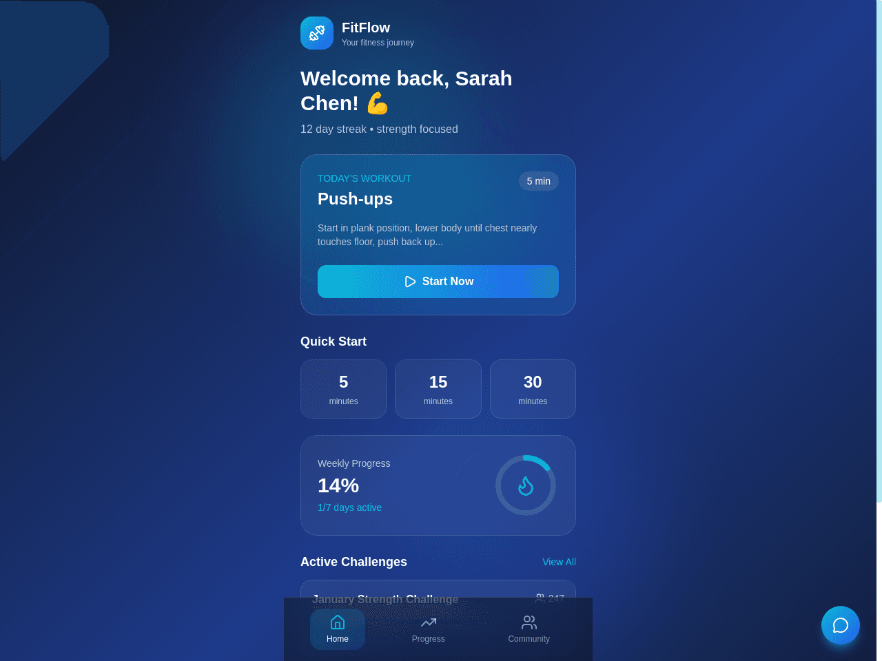 Design Fitness Flow