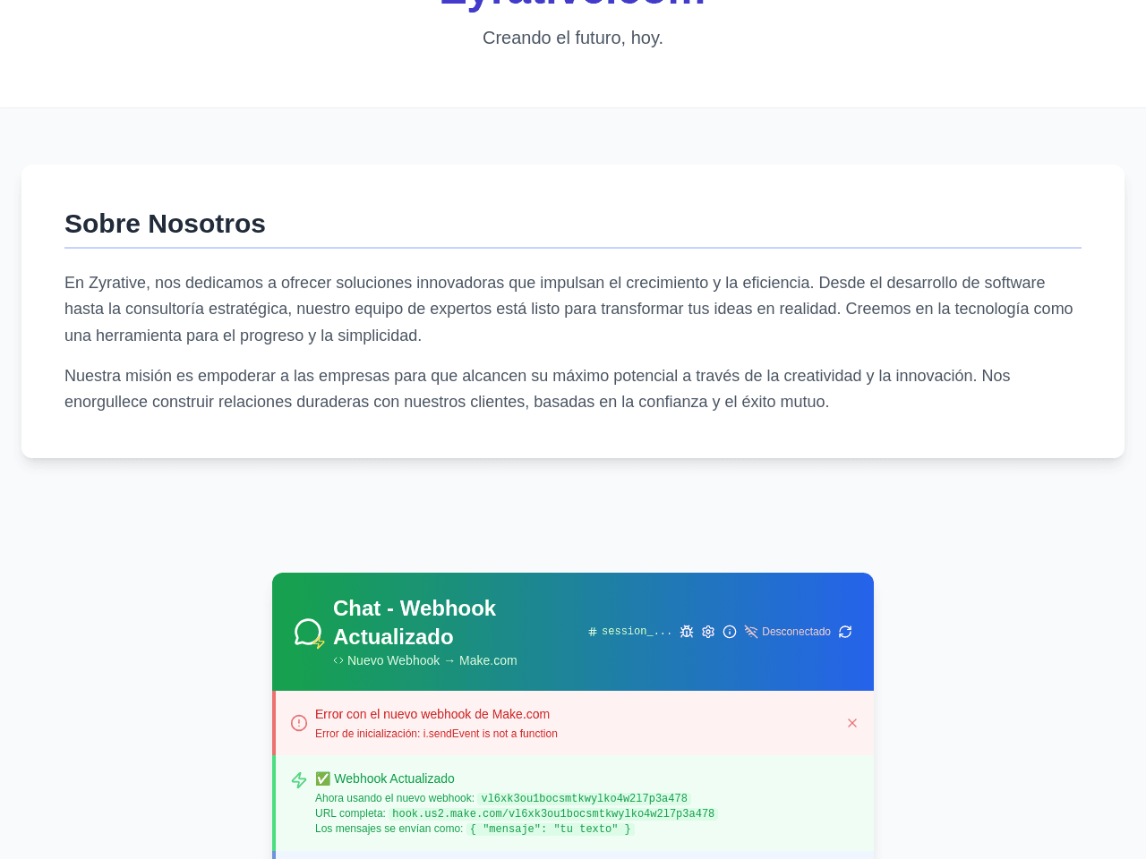 Zyrative Chat