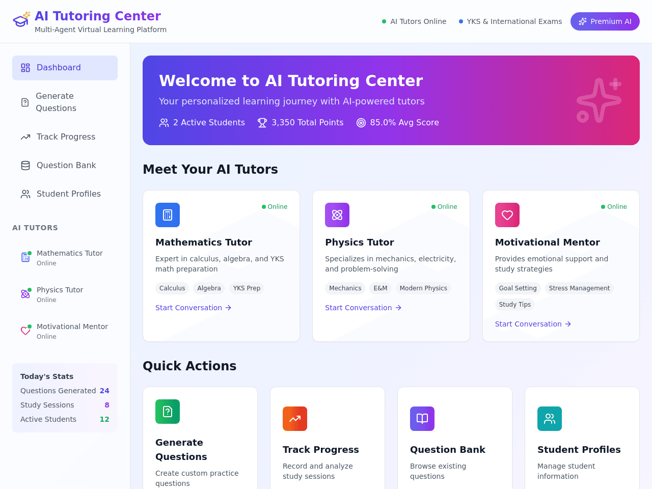 Virtual Tutor Center