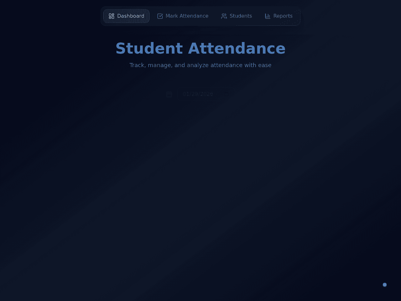 Attendance Table Portal