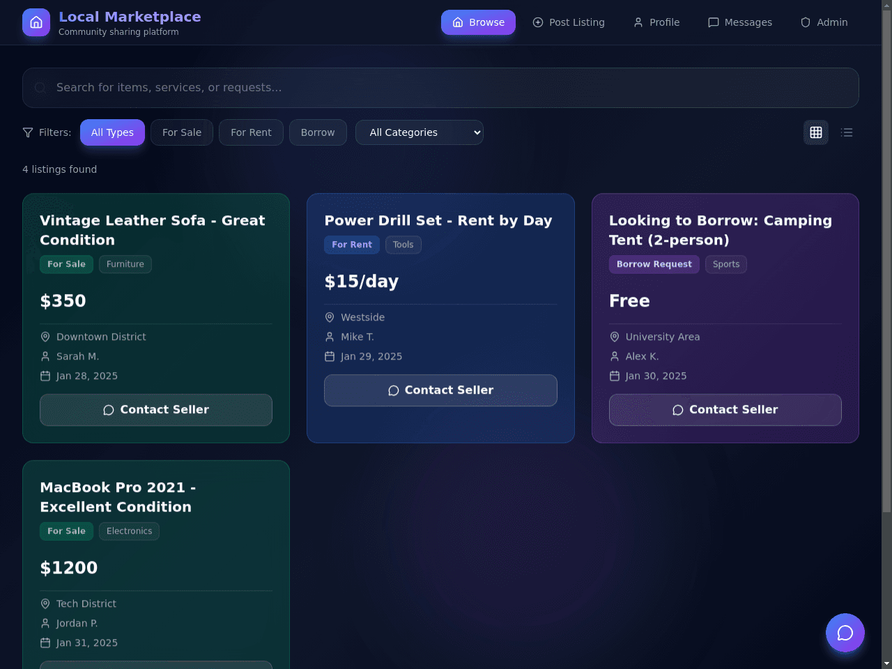 Local Exchange Portal