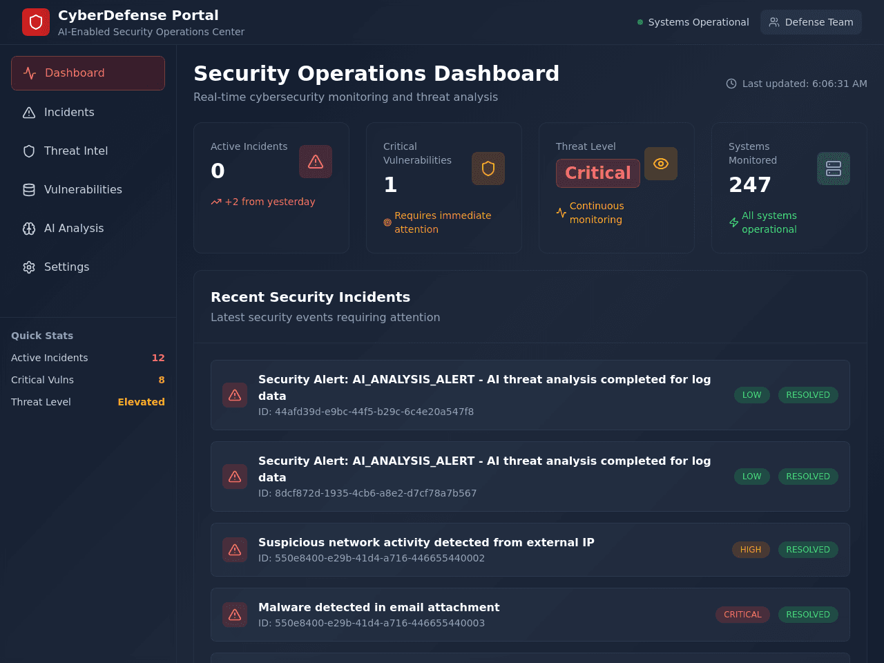 Web SECURITY PORTAL