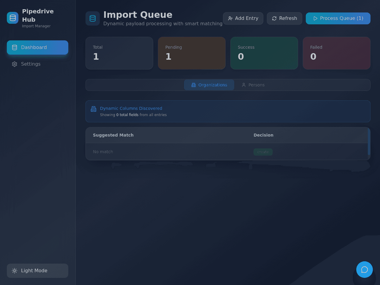 Pipedrive Import Studio