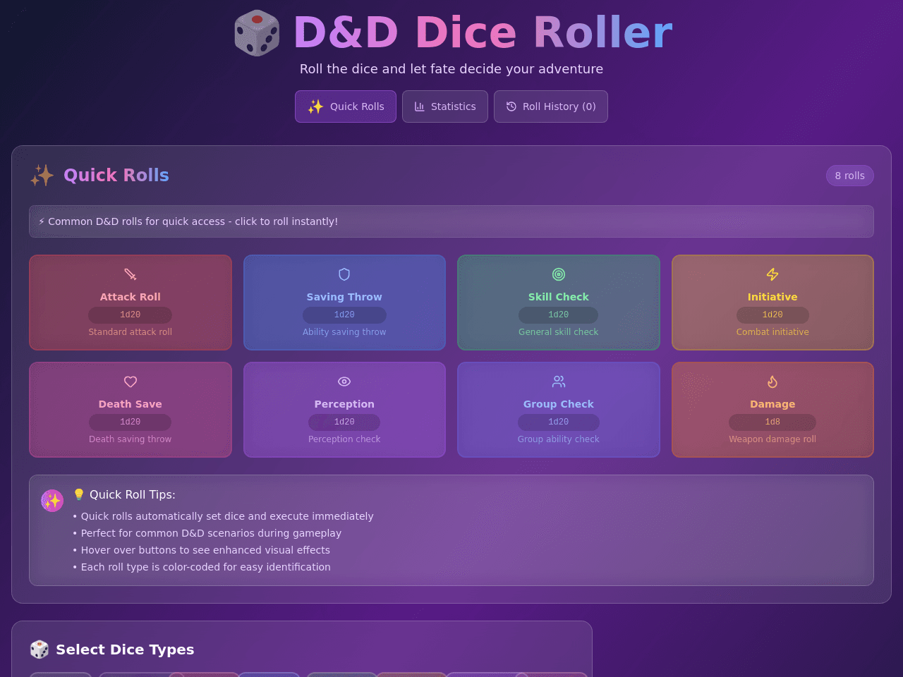 Dice Roller Pro