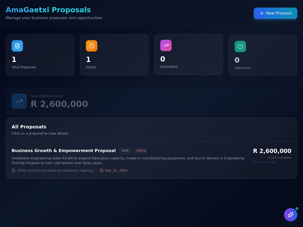 Proposal Builder Studio