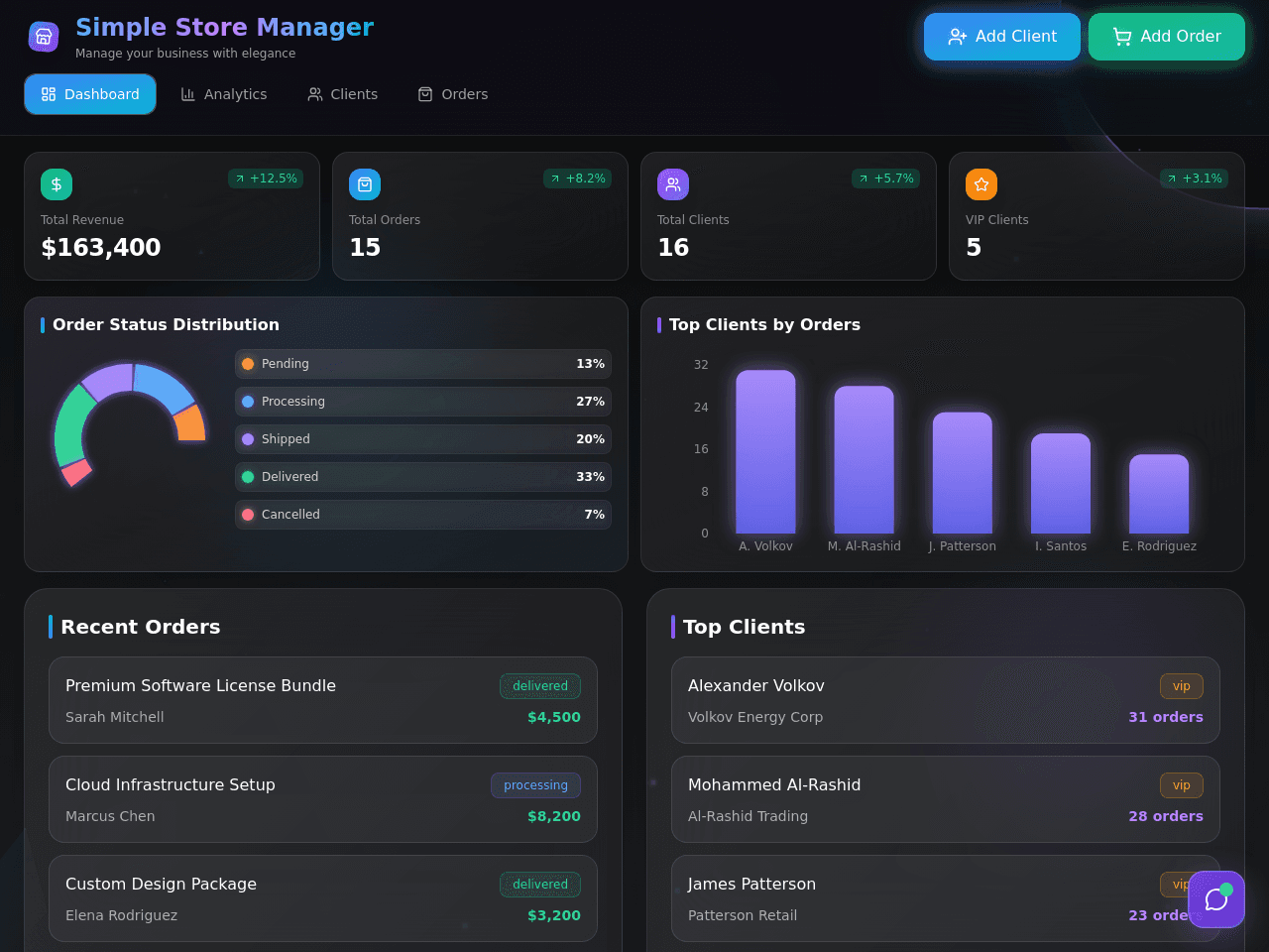 Simple Store Manager