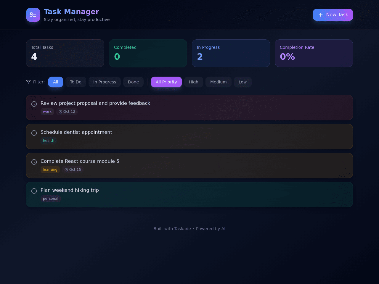 Task Flow Planner