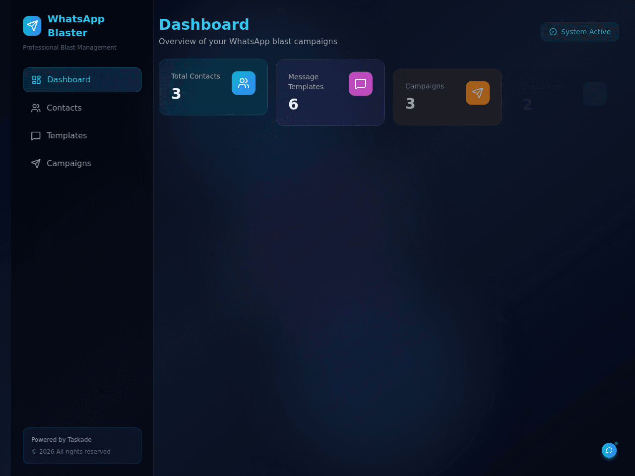 Message Blast Portal