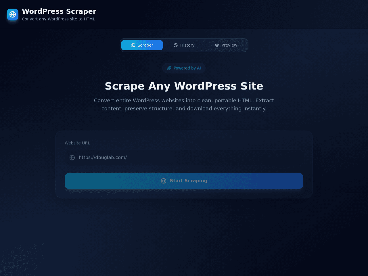 Website Extractor Pro