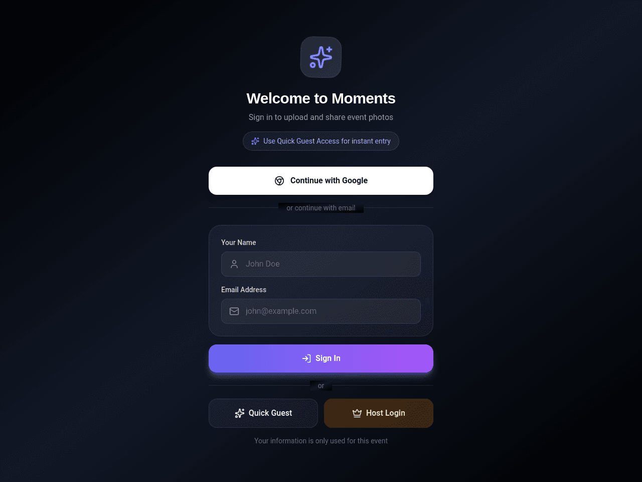 Event Memory Portal
