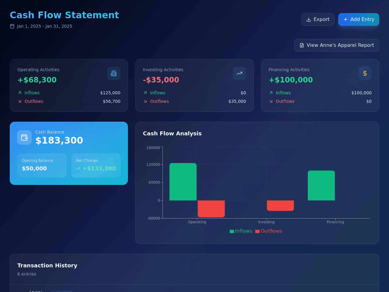 Flow Statement Studio